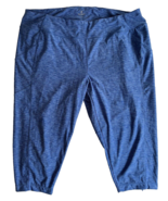 T by Talbots Blue Cropped Athletic Leggings Size 3X - £22.82 GBP