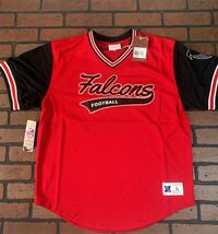 Atlanta Falcons Mitchell &amp; Ness Camiseta de Fútbol ~ Nunca Worn ~ L XL 2XL - $50.00