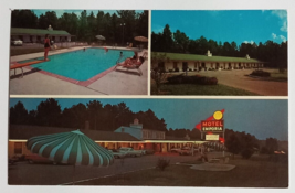 Motel Emporia Multi View Old Cars Virginia VA Dexter Press UNP Postcard 1962 - £4.78 GBP
