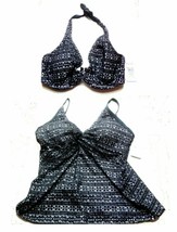 Sunsets Black Diamond Bikini &amp; Tankini Swimsuit Tops Sizes 36E-38D NWT $82-$86  - £47.73 GBP+