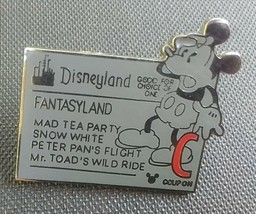 Disneyland DLR FANTASYLAND C Ticket COUPON 2005 Cast Member Lanyard Trad... - £6.09 GBP