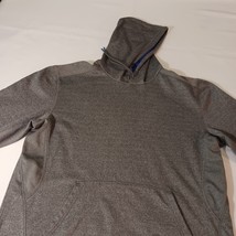 Tek Gear DryTek Men’s Gray Drawstring Pullover Hoodie Sweatshirt Size Medium image 7