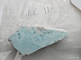 Atlantis Dolphin Stone Larimar Natural Authentic Slab Rough Blue Gem Sto... - £31.22 GBP
