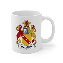 Bamfield Coffee Mug Coat of Arms Family Crest (11oz, 15oz) - £11.11 GBP+
