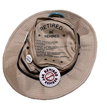 Retired But Rehired Men&#39;s Novelty Hat With Buttons - £15.58 GBP