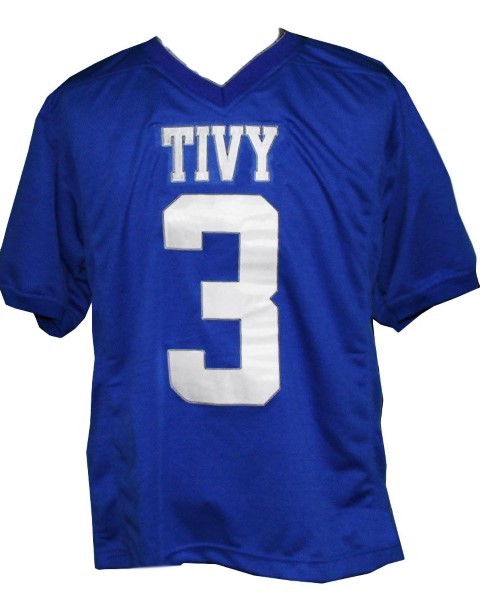 johnny manziel #3 tivy high school new men football jersey blue any size