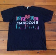 Maroon 5 2013 North Tour Concert T-Shirt Black Unisex American Apparel X... - $24.99