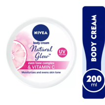 1 Pack Nivea Natural Glow Cream 200ml for Healthy Hydrated and Smooth Sk... - $28.65