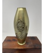 Antique Japanese Meiji Period Bronze Vase Landscape Scenery Woman 8-1/4&quot; - $3,991.25 MXN