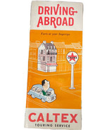 Caltex Touring Service 1961 &quot; Guida Estero &quot; (Europa) Viaggio Filtri Lib... - £29.05 GBP