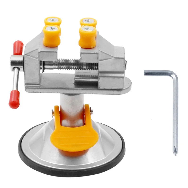 360 Degrees Rotation Vise Suction Cup Table Screw Repair Tools vice clamp wor vi - £171.68 GBP