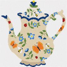 Pepita Needlepoint kit: Vintage Teapot, 13&quot; x 13&quot; - £62.34 GBP+