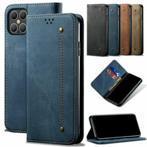 Vintage Leather Magnetic Case Wallet Cover for iPhone 11/12 Pro Max/Xs/Xr/8+/7+ - £44.84 GBP