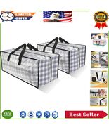 Transparent Zippered Moving Bags - 2 Pack, Extra Large for College Essen... - $590.63 MXN