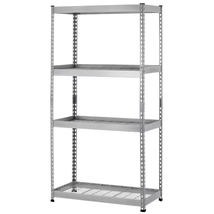Heavy Duty Steel Garage Storage Shelving Unit 36 x72 x 18in Adjustable 4... - $3,825.59 MXN