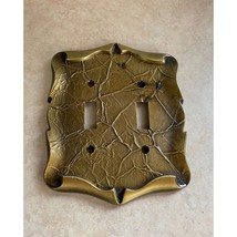 Vintage Amerock Carriage House Double Light Switch Plate Cover - £12.45 GBP