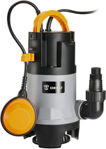 1HP Submersible Clean/Dirty Water Pump 3302GPH Portable Utility Sump Pump for Po - £99.15 GBP