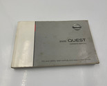 2005 Nissan Quest Owners Manual Set Handbook OEM G03B53040 - $14.84