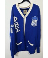Vintage Phi Beta Sigma Brotherhood Fraternity Button Up Sweater Size 5XL - $1,599.23 MXN