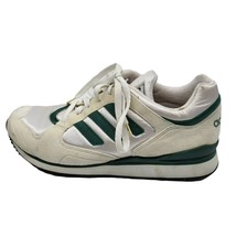 Adidas Mens White Tech Trainer Lace Retro Running Shoes Sneakers Size US 10.5 - £28.59 GBP