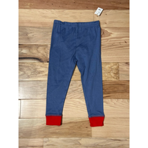 Koalakids Pajama Pants Unisex 24m Blue Red 100% Cotton Elastic Waist New - £5.34 GBP