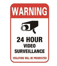 LOT 5 X Surveillance Security Camera Sticker Warning Sticker Sign US SELLER - £3.62 GBP