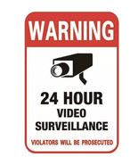 LOT 5 X Surveillance Security Camera Sticker Warning Sticker Sign US SELLER - €3,95 EUR
