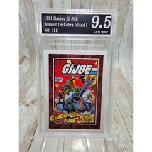 Dr. Burkhart 1991 Famous Battles GI Joe Impel Card #151 BDG 9.5 Gem Mint - $26.34