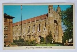 Postcard Holy Rosary Cathedral Toledo Ohio USA Church Posted 1963 Writing Stamp - £9.23 GBP