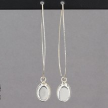 Vintage Silpada Sterling Silver JUST DROPPING IN Long Wire Drop Earrings... - $29.99