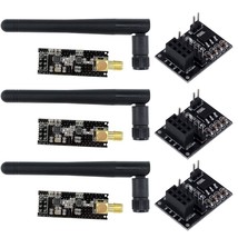 3Pcs Nrf24L01+Pa+Lna Module With Sma 2.4 Ghz 1100M+3Pcs Nrf24L01 8 Pin S... - £28.76 GBP