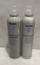 Rusk W8less Hairspray Strong Shaping Control Hairspray Blofoam Texturizer Lifter - $21.78