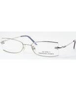 NA UND? Design MARION RAMM 83F301 B SILVER /BLUE EYEGLASSES Swarovski 50... - $88.08