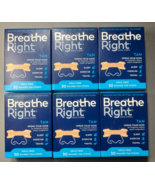 6 PACKS Breathe Right Nasal Strips Original Tan SMALL / MEDIUM 30 in Each - €62,44 EUR