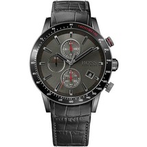 Nuovo Hugo Boss Rafale HB1513445 Cronografo NERO/PELLE Orologio Da Uomo Al... - £109.57 GBP