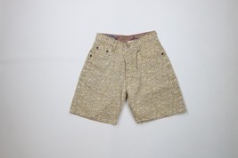 Vtg 90s Streetwear Womens 6 / 8 Faded Flower All Over Print Button Fly S... - $44.50