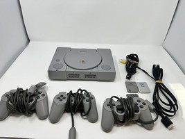 Sony PlayStation 1 PS1 Console (SCPH-9001)  3 Controllers - Untested - $48.38