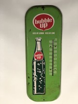 Vintage Bubble Up Soda Bottle Sign Thermometer Kiss Of Lemon Lime Dsply ... - £311.49 GBP