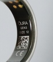 Oura Ring Gen3 Horizon Size 12 - Brushed Titanium JZ90-52594-12 image 4