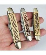 Vintage Colonial USA pocket knife lot x3 - $47.99