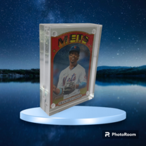 Francisco Lindor Mets 2020 Desktop Display Frame Clear Magnetic Size 2.64x3.62 - £21.73 GBP