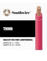 Stranded 10 Gauge THHN Electrical Wire ~ Red ~ 500 ft. Spool/Roll - $160.05