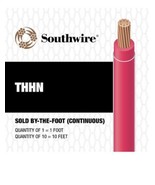 Stranded 10 Gauge THHN Electrical Wire ~ Red ~ 500 ft. Spool/Roll - $2,985.89 MXN