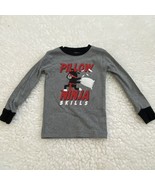 Carter’s 2T long sleeve pajama top Pillow  Ninja gray - $55.97 MXN
