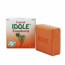 Idole Carrot Soap 3.5 Oz 100g Vitamin B-Carotene Savon Carotte Jabon Zanahoria - £3.98 GBP