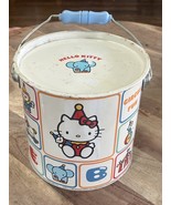 Sanrio Hello Kitty Circus Handled Tin 1976 Rare Vintage 7.25” Tall 7.75”... - $655.20 MXN