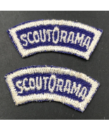 Lot of 2 Boy Scouts BSA Blue Scout-O-Rama Curved Segment Tab Patch 1.75&quot;... - £9.58 GBP
