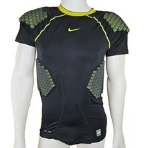 Nike Pro Hyperstrong Combat Compression Shirt Black Mens XL Padded Football DriF - $39.18