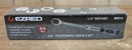 EZRED MR14 1/4&quot; Drive Extendable Ratchet 72 Tooth - 6&quot; to 7.87&quot; New In Package  - $28.04