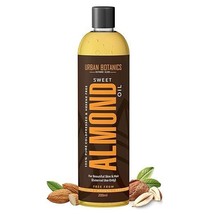 UrbanBotanics® Pure Cold Pressed Sweet Almond Oil for Hair and Skin, 200ml - £18.30 GBP